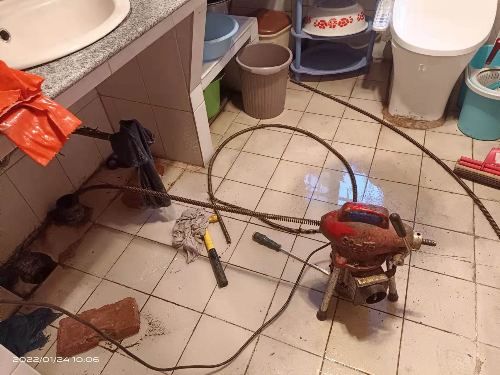 洛南疏通厨房下水道，地漏疏通